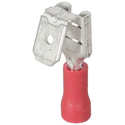 Crimps & Lugs Qc Crimp 6.4mm Spade Female 22-16awg Piggy Back Red Pk10 TM22351/10