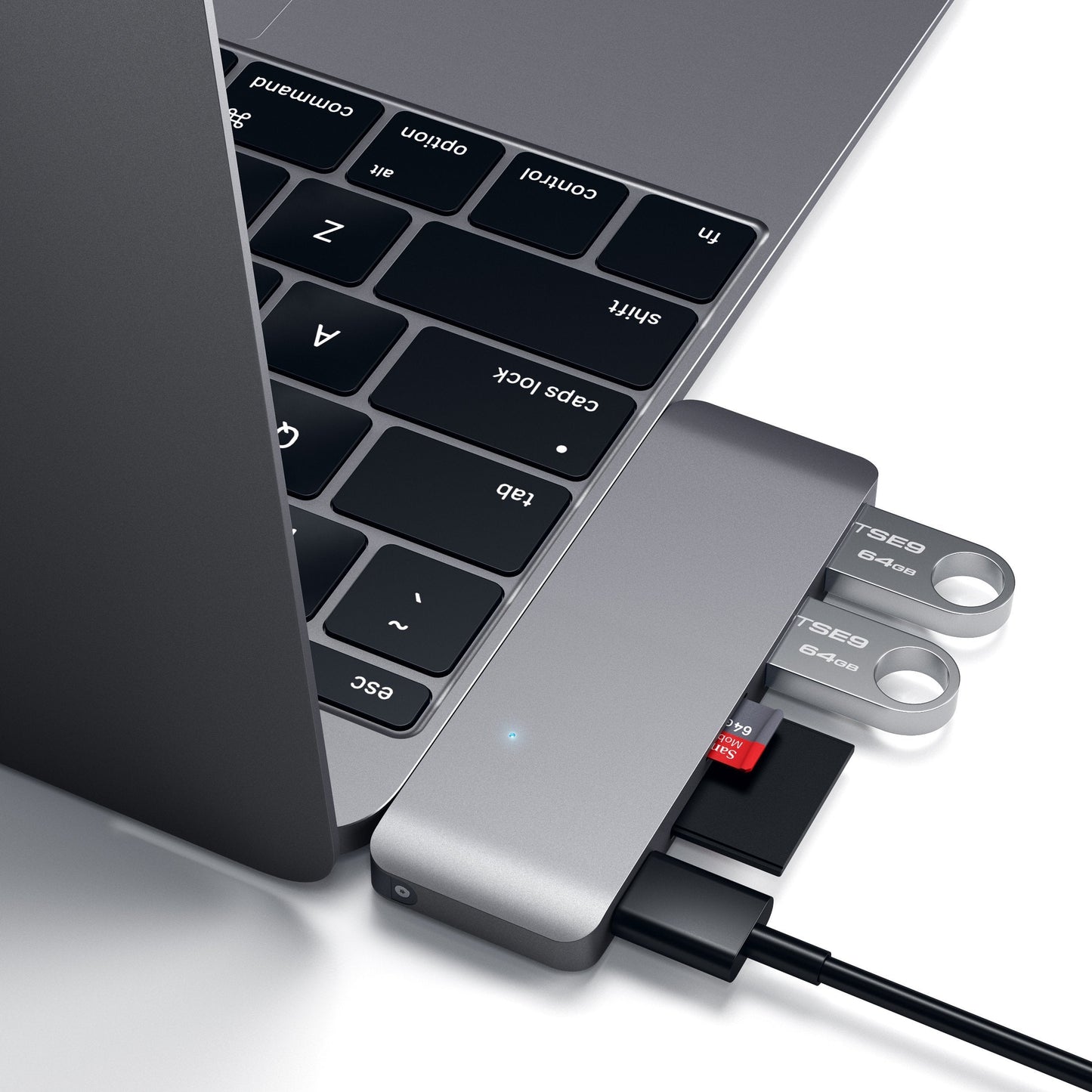 Satechi USB-C USB Pass Through Hub ST-TCUPM