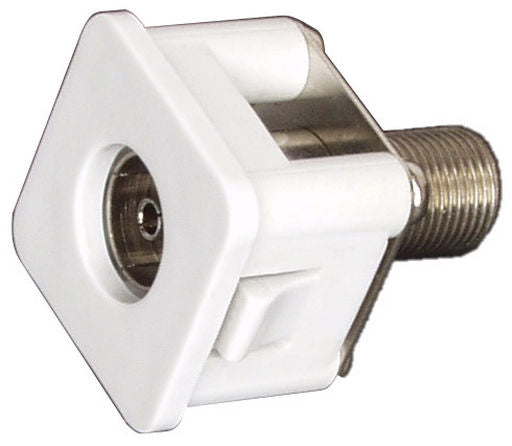 Wall Plate Insert PAL Socket To F Type Socket WPI12