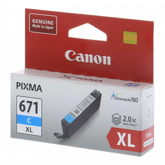 Canon Cyan XL Ink Cartridge CI671XLC