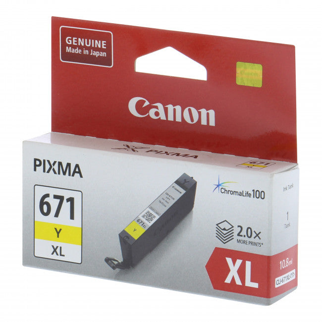 Canon Yellow XL Ink Cartridge CI671XLY