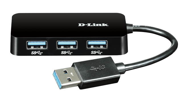 D-Link 4-Port SuperSpeed USB 3.0 Portable Hub DUB-1341  (2635094)