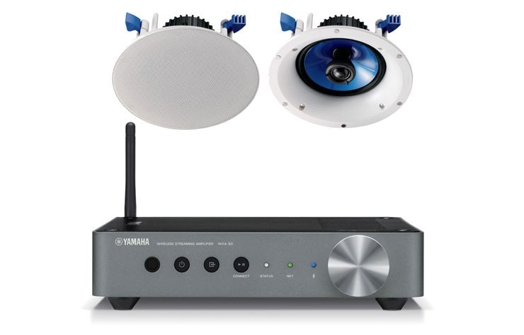 Yamaha Expand Pack WX-A50 + NSIC600W In Ceiling Speakers EXPKIC6