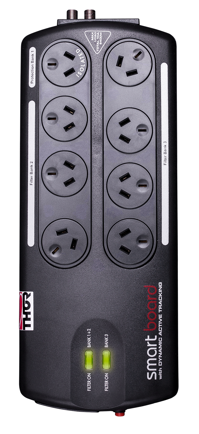 Surge Protector with Elite Filtration 8 Way A12BF