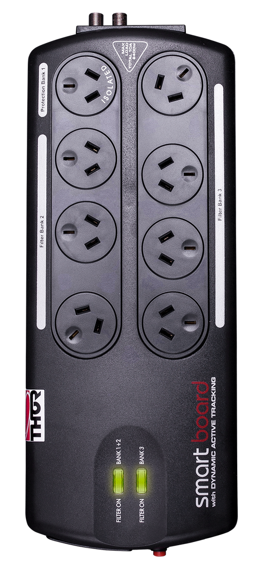 Surge Protector with Elite Filtration 8 Way A12BF