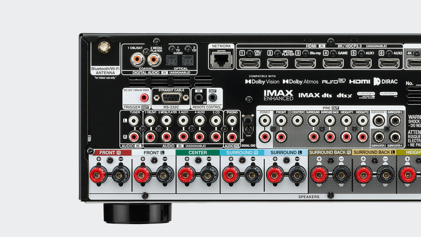 Denon AVC-X3800H 8K 9.4 Channel Receiver AVCX3800H