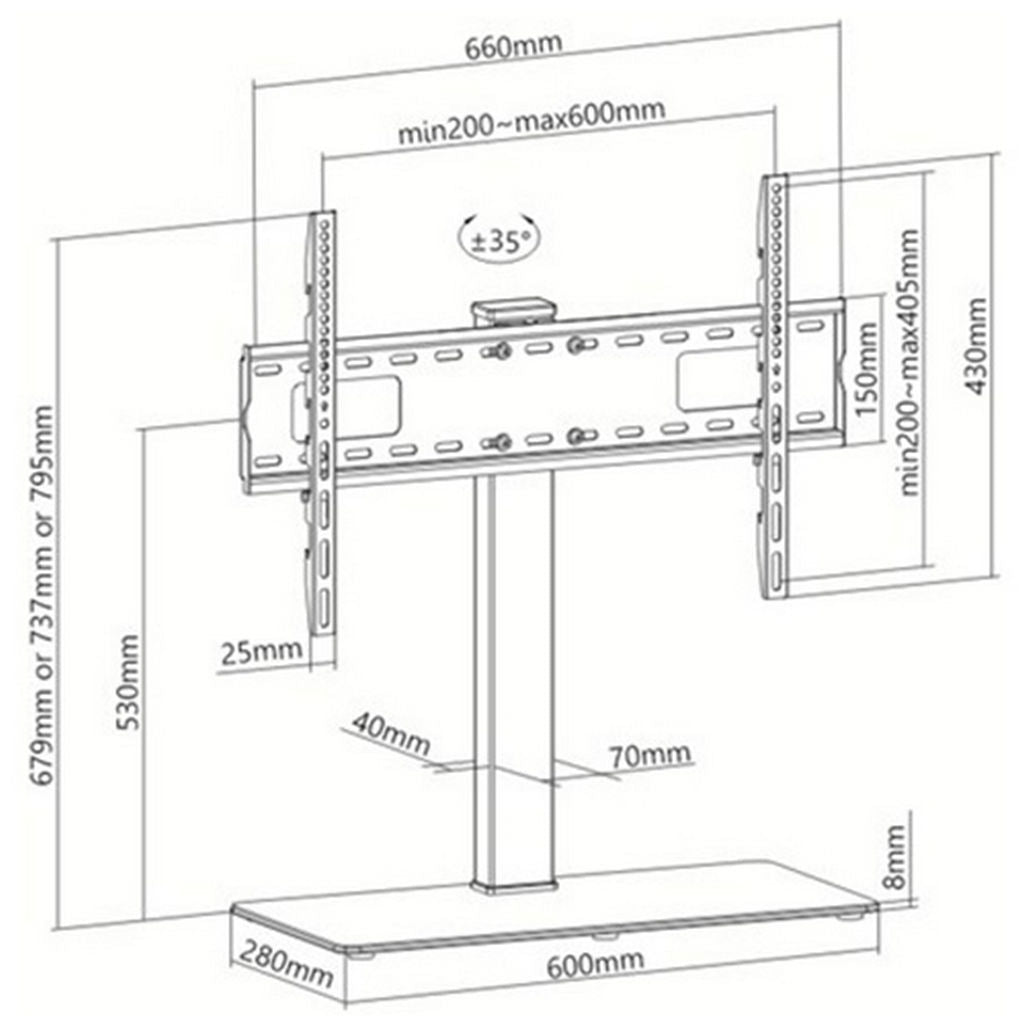 TV Desk Mount Universal BKT1821