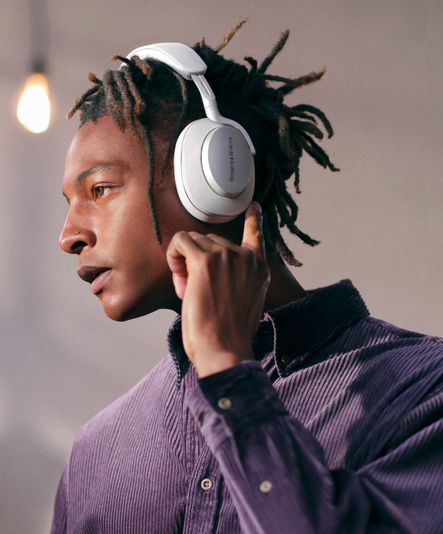 Bowers & Wilkins Px7 S2 Headphones Over-ear Noise Canceling Headphones Grey FP42943