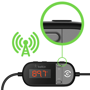 Belkin TuneCast In-Car 3.5mm to FM Transmitter (1207187)