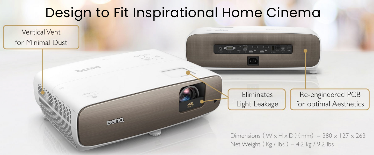 BenQ W2700 DLP 4K UHD Home Theatre Projector W2700