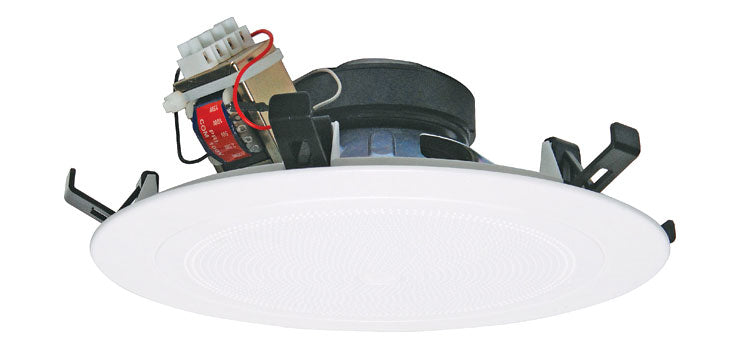 200mm (8") 15W 100V White One-Shot Ceiling Speaker