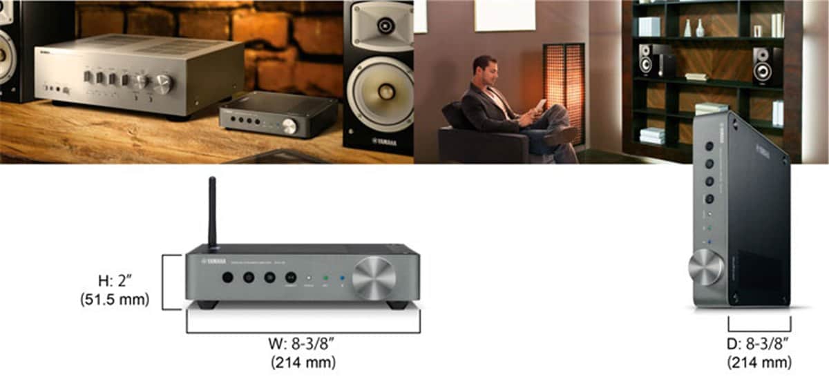 Yamaha Expand Pack WX-A50 + NSIC600W In Ceiling Speakers EXPKIC6