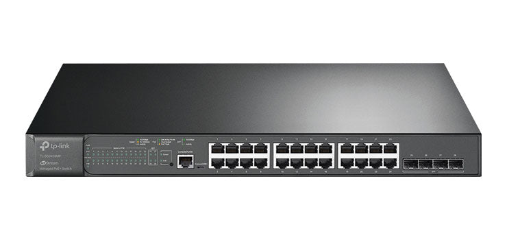TL-SG3428MP JetStream 28-Port Gigabit Managed Switch with 24-Port PoE+