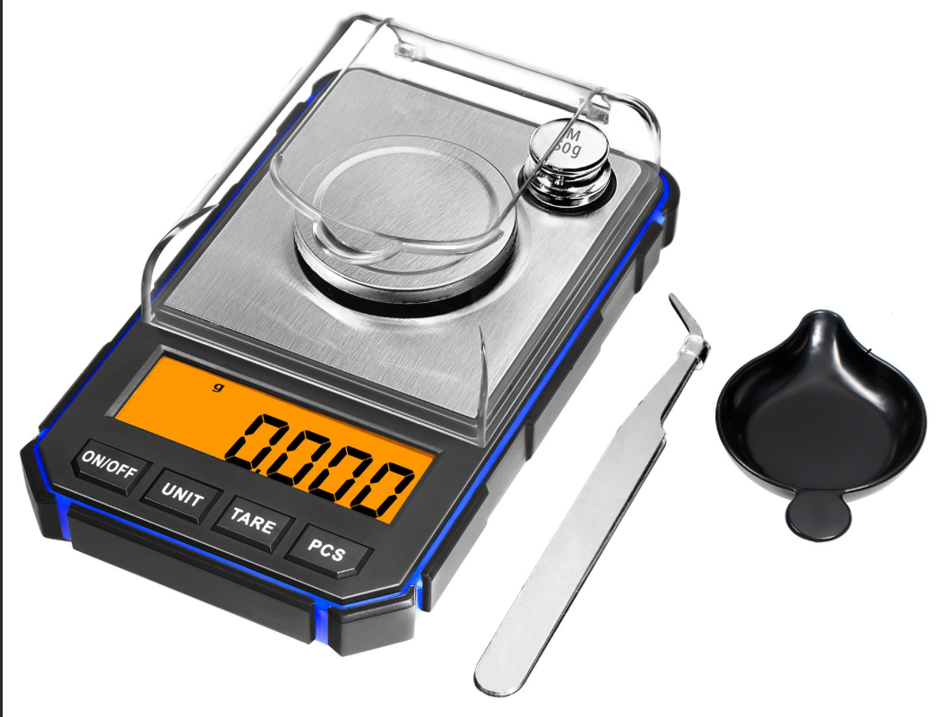 Fuzion Scales - High Precision Scale - 0.001 grams x 50 grams Blue FSNHPBLU50-01