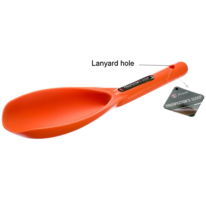 Prospector's Scoop 12.5" Heavy Duty Plastic Body Orange GP3SS22OR