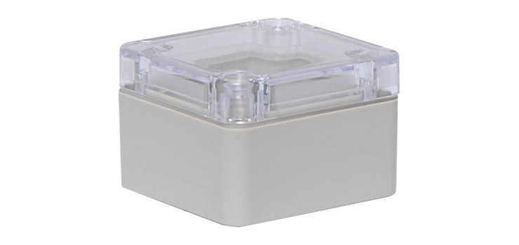 52x50x35mm ABS Sealed Box with Clear Lid