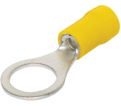 Yellow 10mm Ring Crimp Pk 10