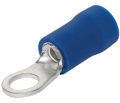 Blue 4mm Ring Crimp Pk 10