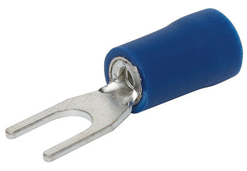 Blue 4mm Fork Crimp Pk 1000
