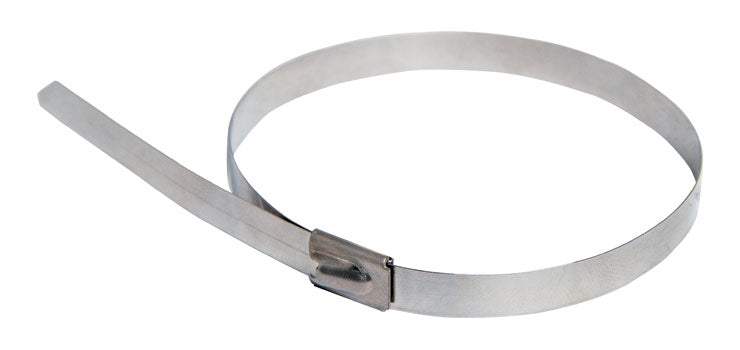 7.9x200mm SS316 Stainless Steel Cable Ties Pk 100