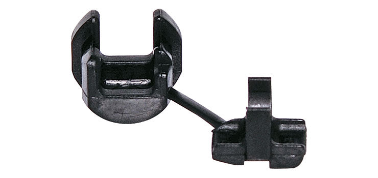 6.2-7.4mm Black Cord Grip Grommet Pk 10