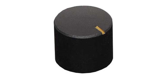 18mm Aluminium Black D Shaft Knob