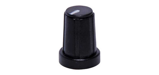14mm Black 18T Spline PVC Knob