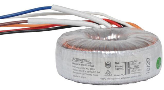 25 + 25 80VA Toroidal Transformer