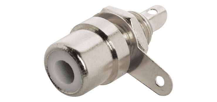 White RCA Socket Chassis