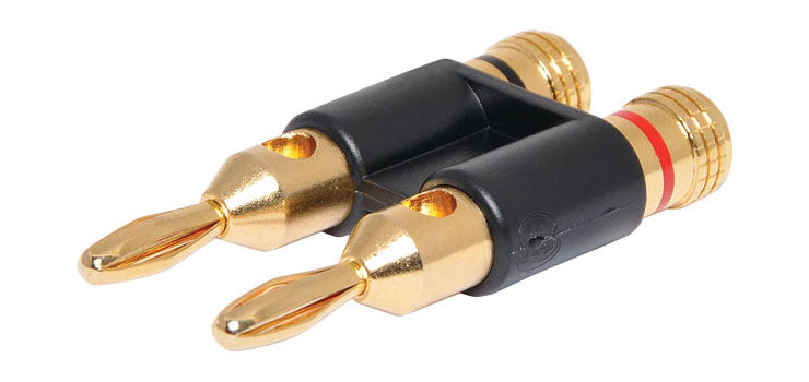 Metal Gold Plated Dual Banana Plug