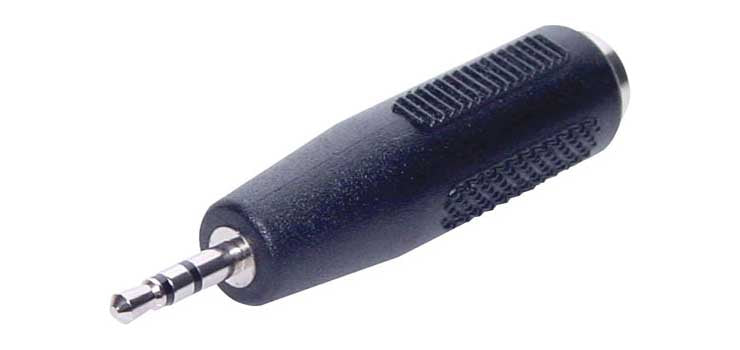 3.5mm Socket to 2.5mm Plug Stereo Adapter