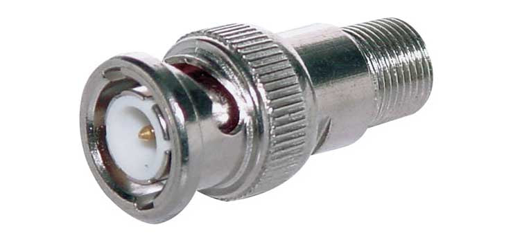 BNC Male to F Female Adapter