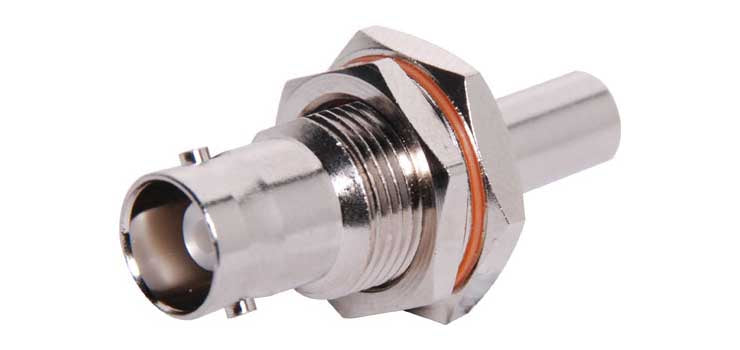 Crimp On RG58 Chassis Socket Female BNC