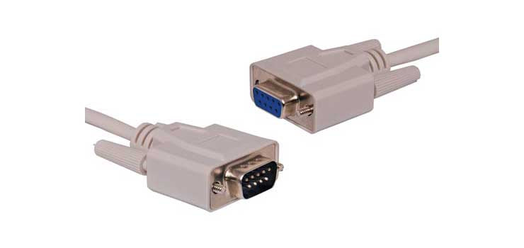 1.8m DE9 Male to DE9 Female Serial / Modem Lead