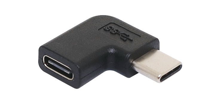 USB Adaptor Right Angle Type C Female to Type C Male