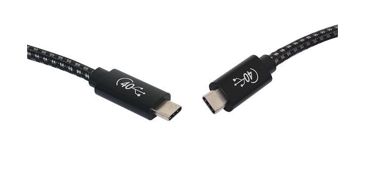 100W USB Type C Male Thunderbolt 3 Lead 2m