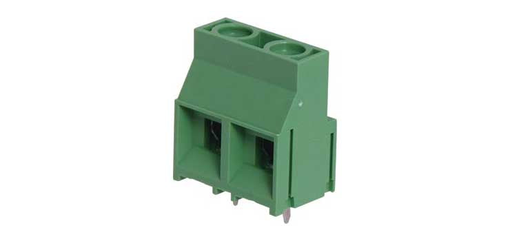 2 Way 9.52mm Heavy Duty PCB Mount Terminal Block