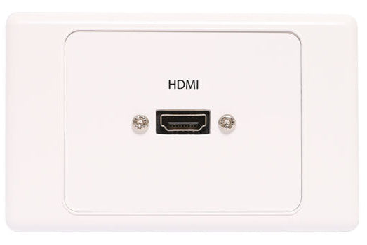 HDMI Single Wallplate Dual Cover with Flyleads