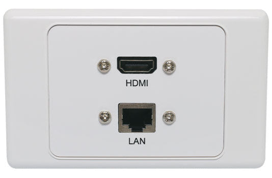 RJ45 Cat6 HDMI Fly Lead Wallplate