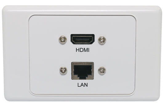 RJ45 Cat6 HDMI Fly Lead Wallplate