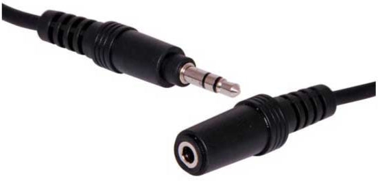 3m 3.5mm Stereo Plug to 3.5mm Stereo Socket Cable