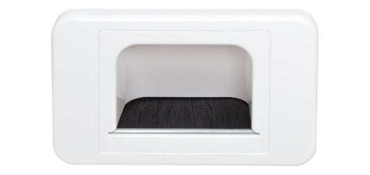 White Reverse Shovel Nose Wallplate