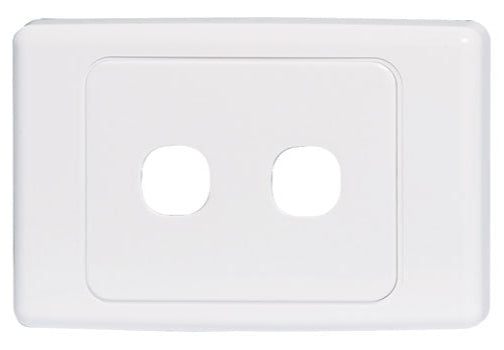2 Way Clipsal Clip-In Wallplate