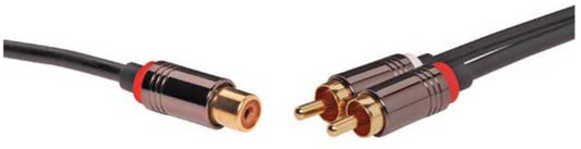 Audio Lead Female RCA To 2 RCA Male Cable 0.2m P7247A
