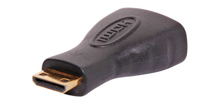HDMI Socket to Mini HDMI Plug Adapter