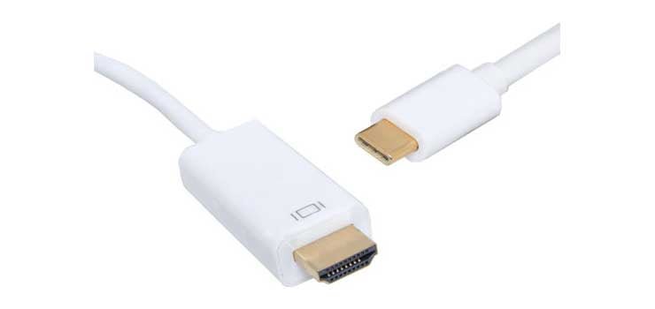 3m USB C Male to HDMI Male Adapter Lead