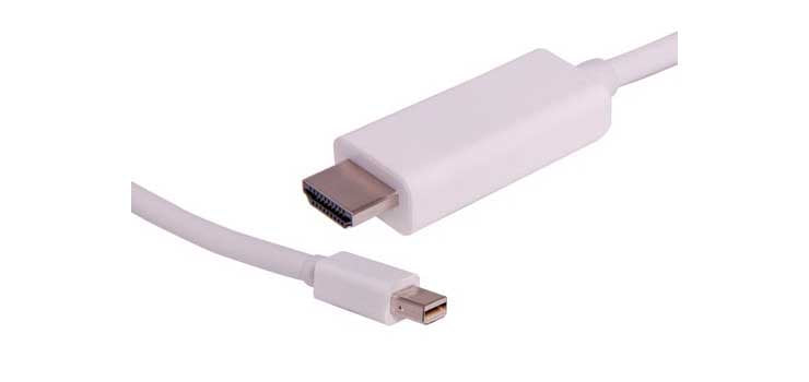 1.8m Mini DisplayPort Male to HDMI Male Cable