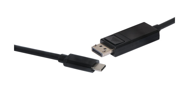 2m DisplayPort Male to USB Type C Lead