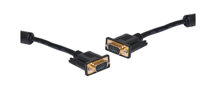 5m Filtered VGA DE15 High Density Male-Male Cable