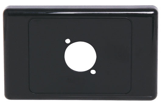 Black Wallplate For D Series Connector